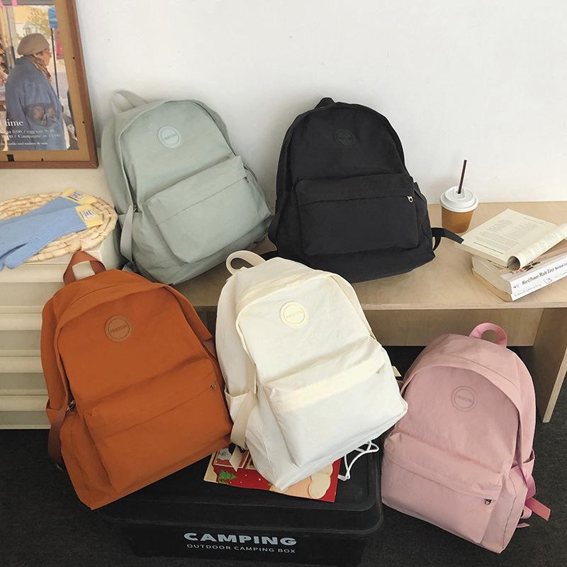 Small fresh art college style student schoolbag Japanese and Korean size soft sister junior high school student backpack