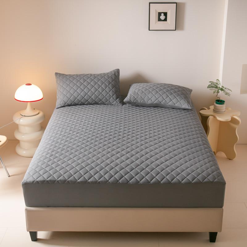 1pc 3D Air Fabric Thick Mattress Cover, 100% Waterproof Mattress Protector, Soft and Breathable Fitted Bed Sheet (No Pillowcase)