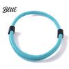 Adjustable Sports Bracelet Men Rope Braided Casual Solid Nylon Color