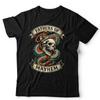 Fathers Day T Shirt Fathers Of Mayhem Skull Snake Traditional Tattoo Birthday