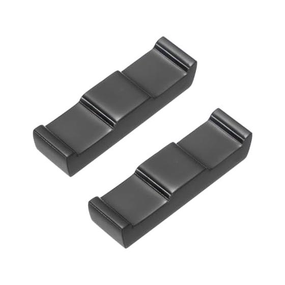 uxcell Chopstick Rests Set of 2, 304 Stainless Steel Chopstick Holders Kitchen Utensils Cutlery Stand Black