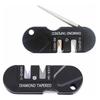 4-in-1 Portable Tungsten Steel Knife Sharpener with Sharpening Rod