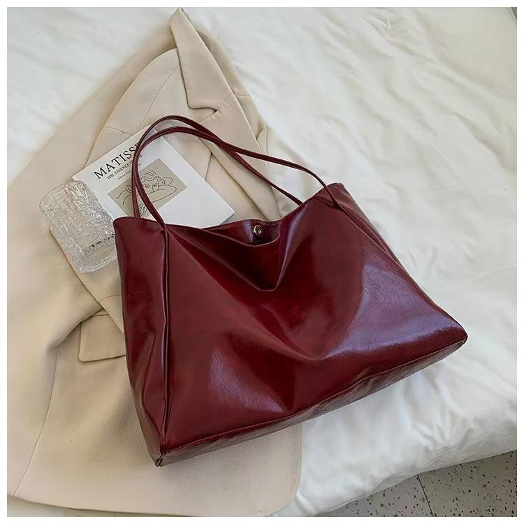 1Pc Casual Big Bag New Trendy Fashion Simple Ins Women's Bag Shoulder Bag Large Capacity Commuter Tote Bag