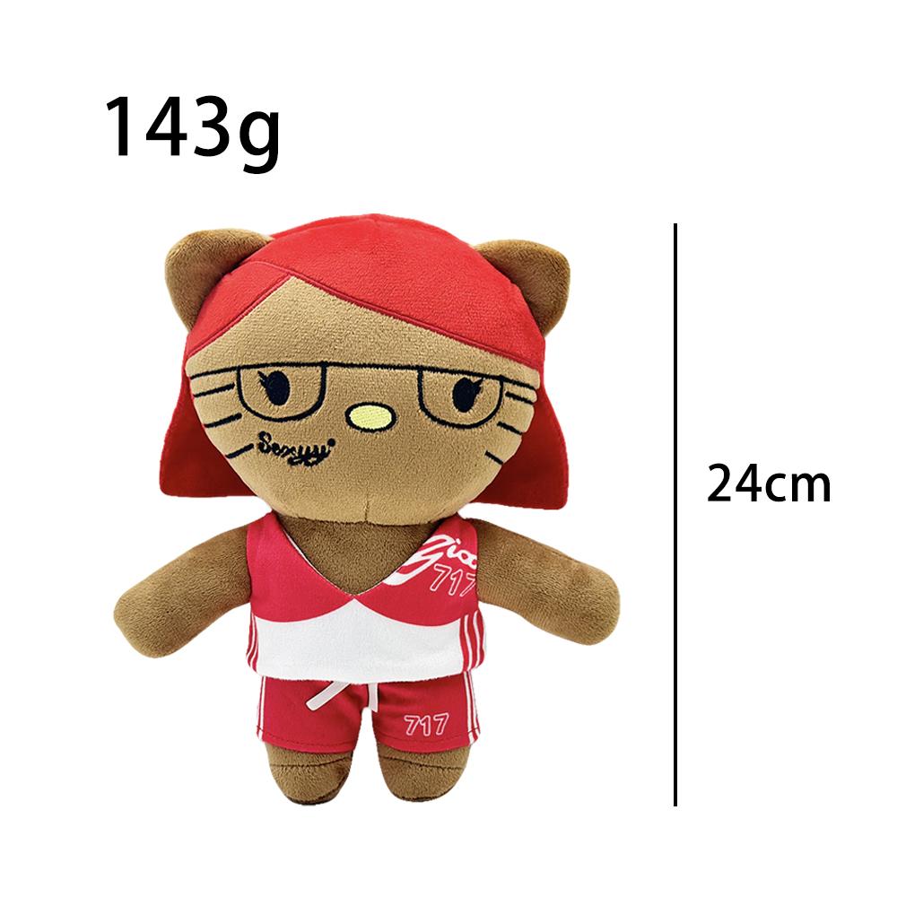 Kawaii Girl  Sexxy Red Hk Red Haired Girl Plush Doll Figure Stuffed Toy Cute Boys Girls Birthday Gifts