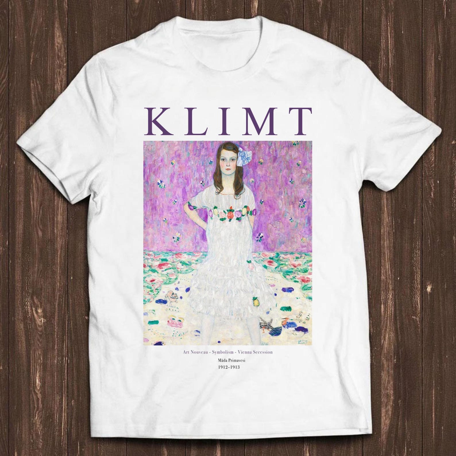 Gustav Klimt Exhibition Mäda Primavesi Met Museum Funny Gift Tee T Shirt C1708 S