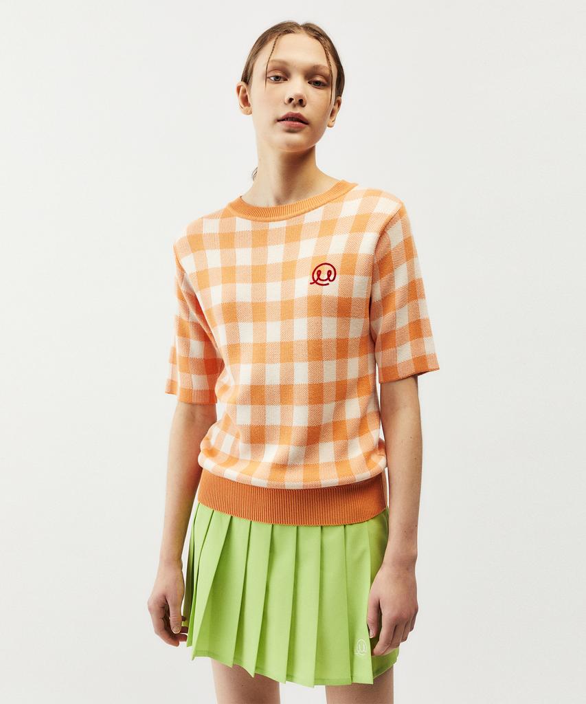 MAYOL Pleated Skirt_Lime