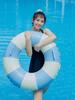 Pool Tube Swim Ring for Kids Adults, Classic Striped Inflatable Floats Swimming Ring Pool Inner Tubes, Inflatable Pool Floats Ad