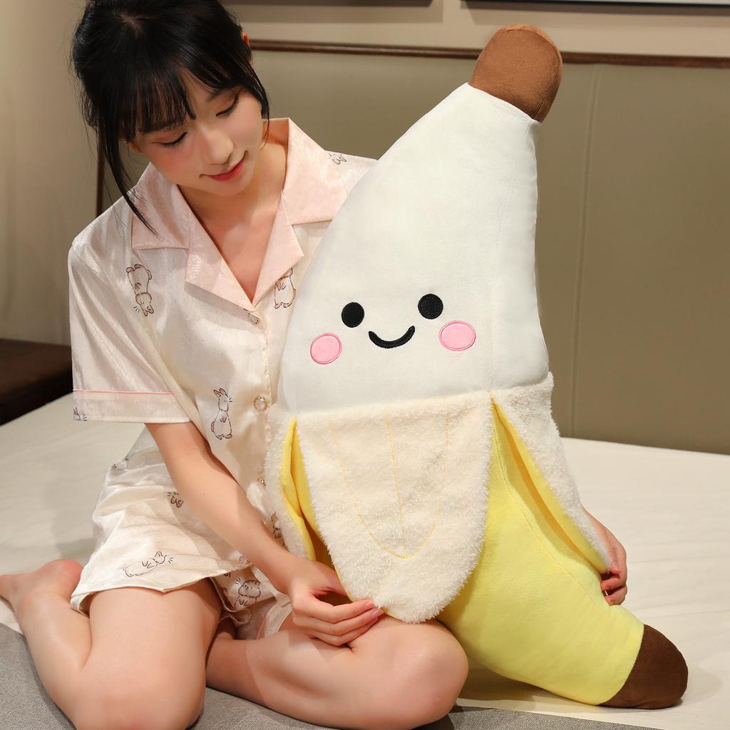 Creative Cute Expression Banana Doll Plush Toy Big Banana Doll Home Sofa Pillow Girl Doll