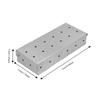 Edelstahl BBQ Smoker Box Silber Rechteckiges Smoker Rohr Barbecue Zubehör Nicht Verformbar Hitzebeständig Pellets Rauch Box