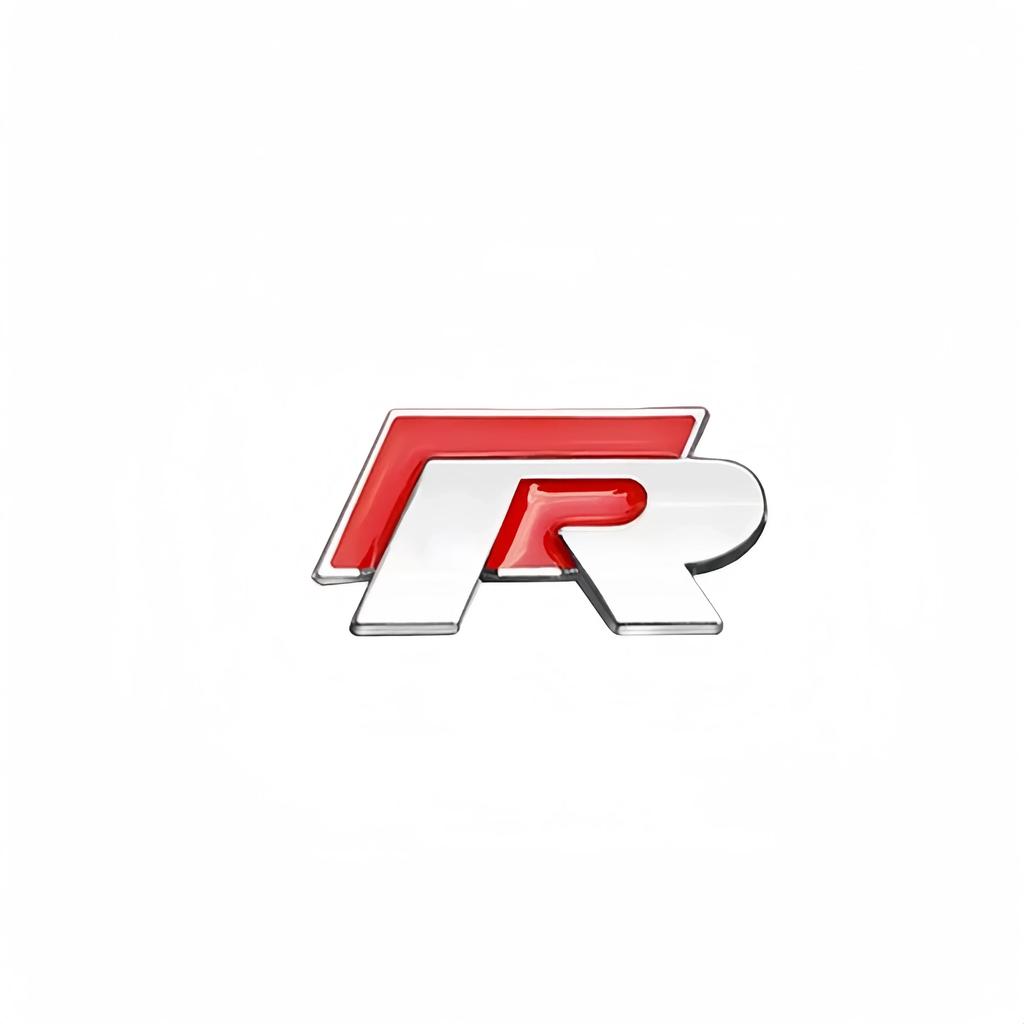 For VW 2025 Hot 1Pcs Metal Car Side Body Trunk Rline R Emblem Sticker For Volkswagen VW Golf 4 5 6 7 Bora MK7 Beetle Touran Tigu