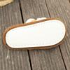 Mao Mao Slippers Cross-belt Splicing Warm Casual Thick-soled Slippers Women's Comfortable Mao Mao Slippers Spring and Autumn Models
