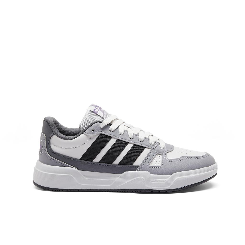 Adidas Lite Baller Synthetic Leather Comfortable Fashion Durable Low-Top Skate Shoes Unisex Sneakers Gray White Black HQ9336