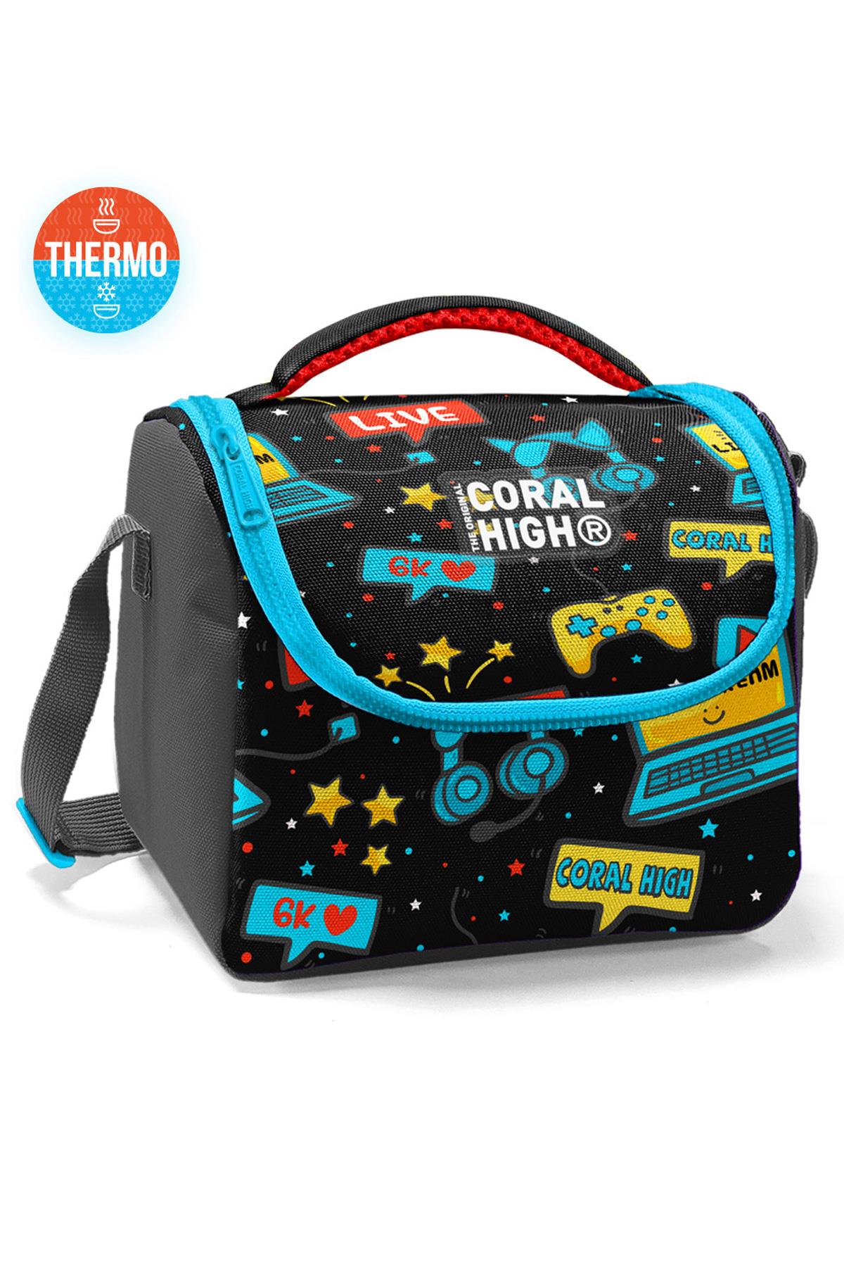 

Термобокс із малюнком Coral High Kids Black Blue Gamer 11892