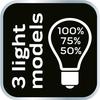 PREMIUM Navy Blue, Gray, and Green LED Flashlight Cap
