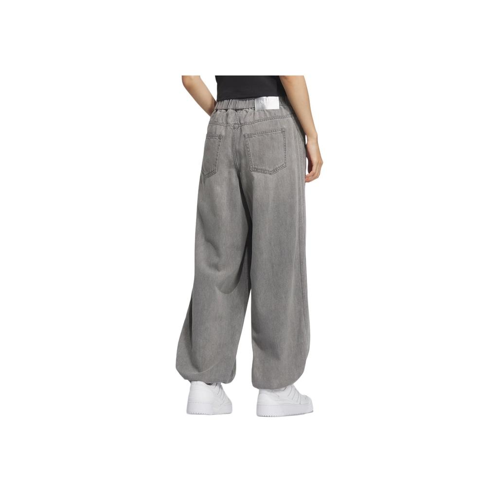 Adidas Originals SS25 Pantalones Joggers Ajustables de Denim Suave para Mujer KC5839