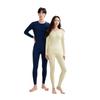 280g Warm Cotton Round Neck Thermal Underwear Set for Men and Women – Autumn/Winter.