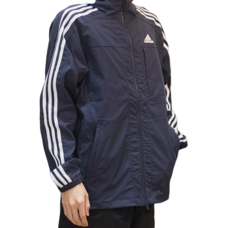adidas Jackets Men's Legend Ink Hooded Moderate Other IA9389