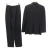 Emporio Armani 90s Italian Wool Old Pants Suit Setup 38/42 Black Women Used