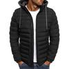 Men's Winter Zipper Warm Down Hoodie Jacket Packable Light  Coat