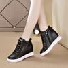 Scarpe rialzate da donna primavera ed estate nuove scarpe casual tacco inclinato scarpe singole plateau alte scarpe da viaggio