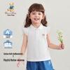 Classic Teddy Girls' Fly-Sleeve Polo T-Shirt