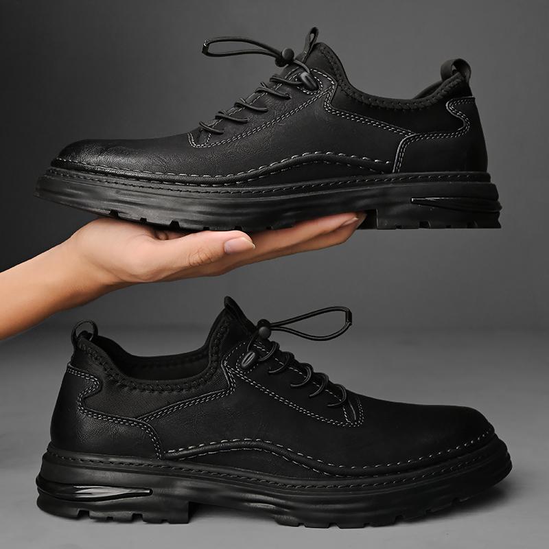 Lederschuhe Herren Casual Slipper Luxus Design Slip-on Herrenschuhe Freizeitstil Große Größe Outdoor Verschleißfeste Sohle