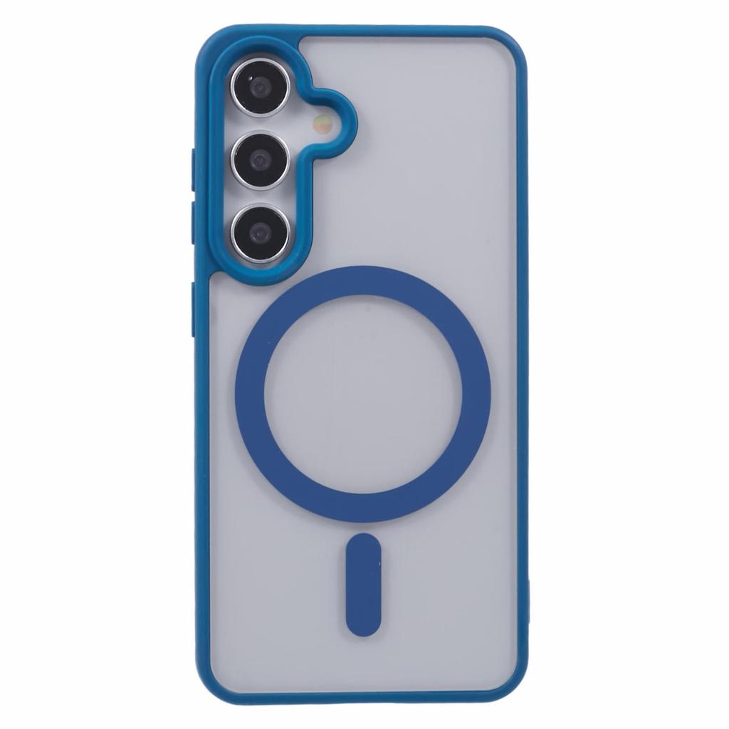 For Samsung Galaxy S23 FE Magnetic Case Shockproof PC+TPU Clear Phone Cover