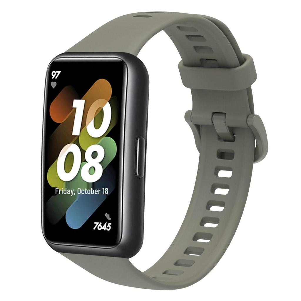 Huawei Band 7 Replacement Strap - Colorful Floral Silicone Pattern