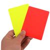 Soccer Referee Red Yellow Cards Set with PU Wallet Football Match Referee Tool