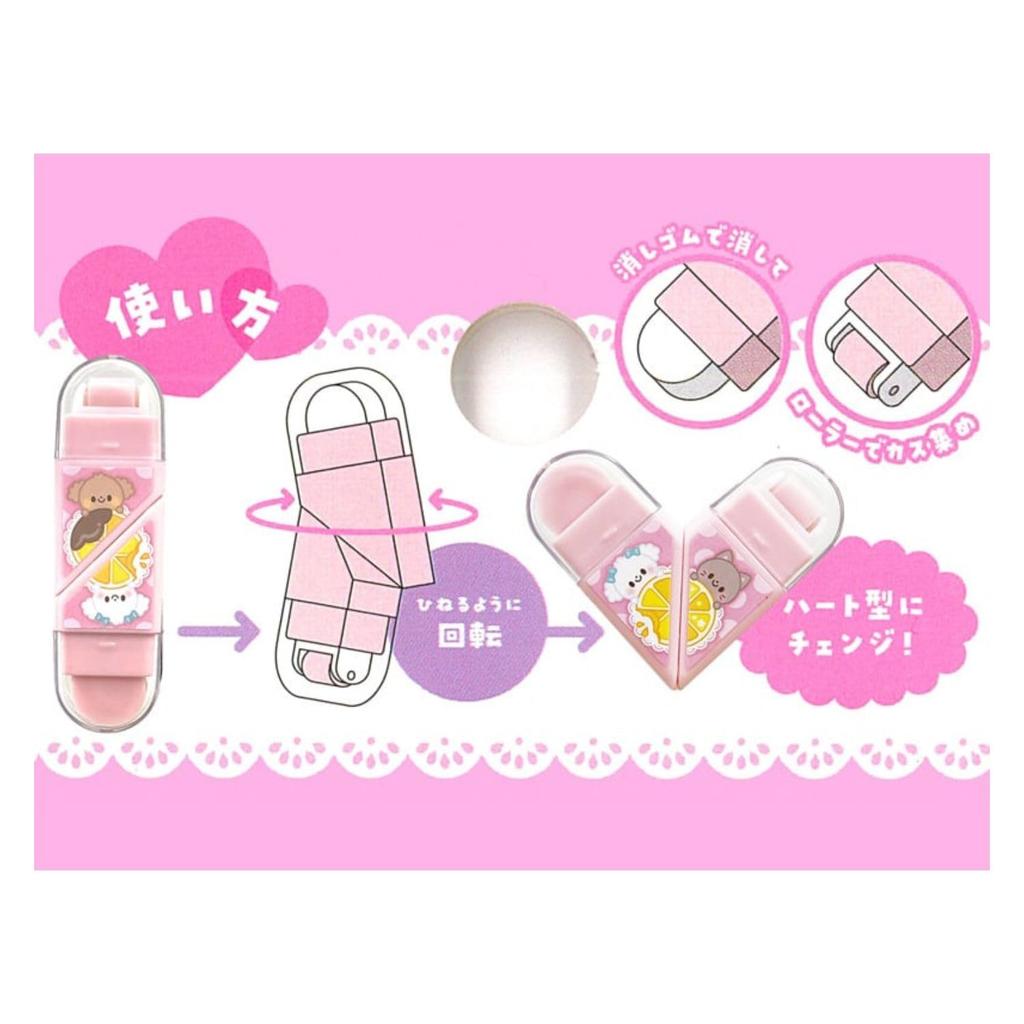 Roller Eraser Heart of (Set 3)