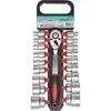 Kraftmann 15110 - Socket Set - 12.5 Mm (1/2 ") - 8 - 32 Mm - 19 Pieces