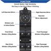 Power Window Switch Button For 2013- Ford Fusion DG9Z14529AA Blue LED 3 P