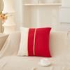 Elegant Sofa Pillowcase Party Atmosphere Pillow Cover Velvet Pillow Cover  for Room Sofa Decor Soft Solid Dyed for Bed
