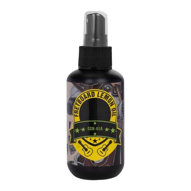Guitar Cleaner Sprays Guitar Cleaning Care Kits Lemon Oil, Polish for Fretboard, AntiRust Oil for Guitar Cleaning