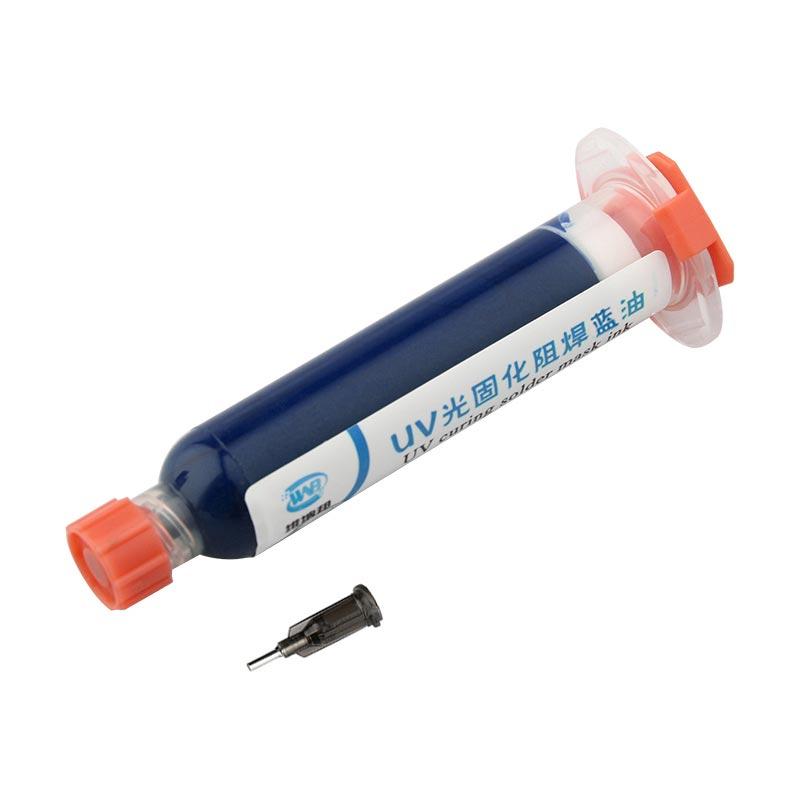 

10 мл УФ-светоотверждаемая паяльная маска чернила синее сварочное масло для печатных плат BGA защита паяльных флюсов инструмент для ремонта синий