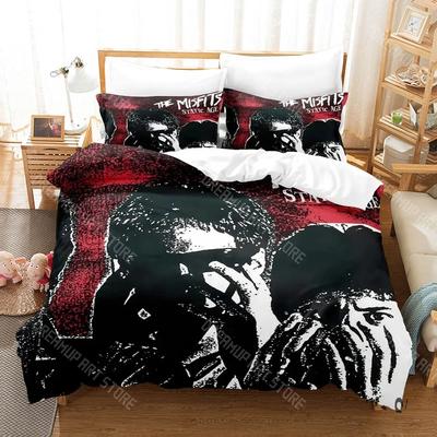 3D Printed Misfits Glenn Danzig Bedding Set for Boys Girls Duvet Cover Pillowcase Twin Queen King Full Single Double Sizes