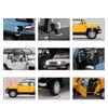 1/24 Toyota FJ Land Cruiser SUV Off Road Toy Car Diecast Metal Alloy Vehicle Miniature Model Collection Gift for Boy Children