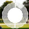Aluminum Diy Heat Transfer 3d Wind Chime Hanging Ornament For Home Decor And Gift