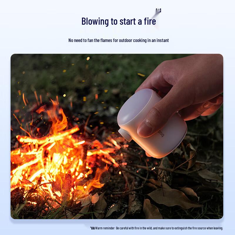 Baseus Tragbare kabellose Luftpumpe & Luftablasser mit Licht