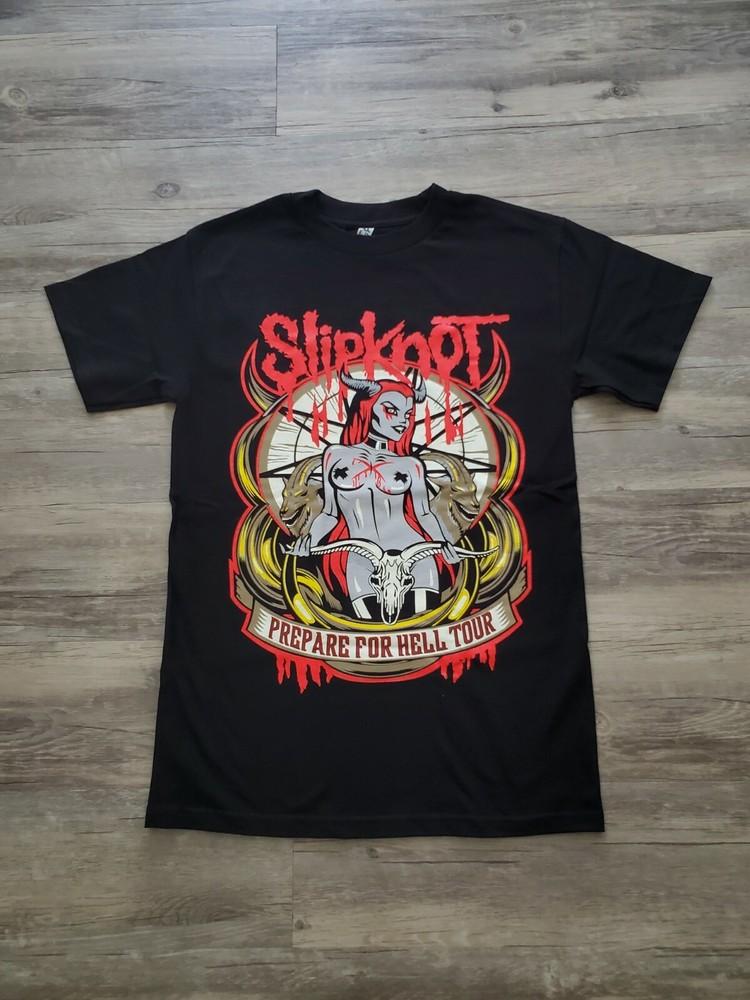 SLIPKNOT ГОТОВЬТЕСЬ К HELL TOUR Футболка Унисекс Футболка XXXL