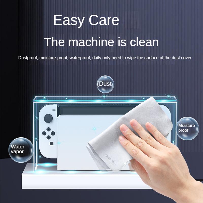 Dust Cover Luminous Base Box For Nintendo Switch/OLED Switched Acrylic Host Shell Oled Protective Sleeve