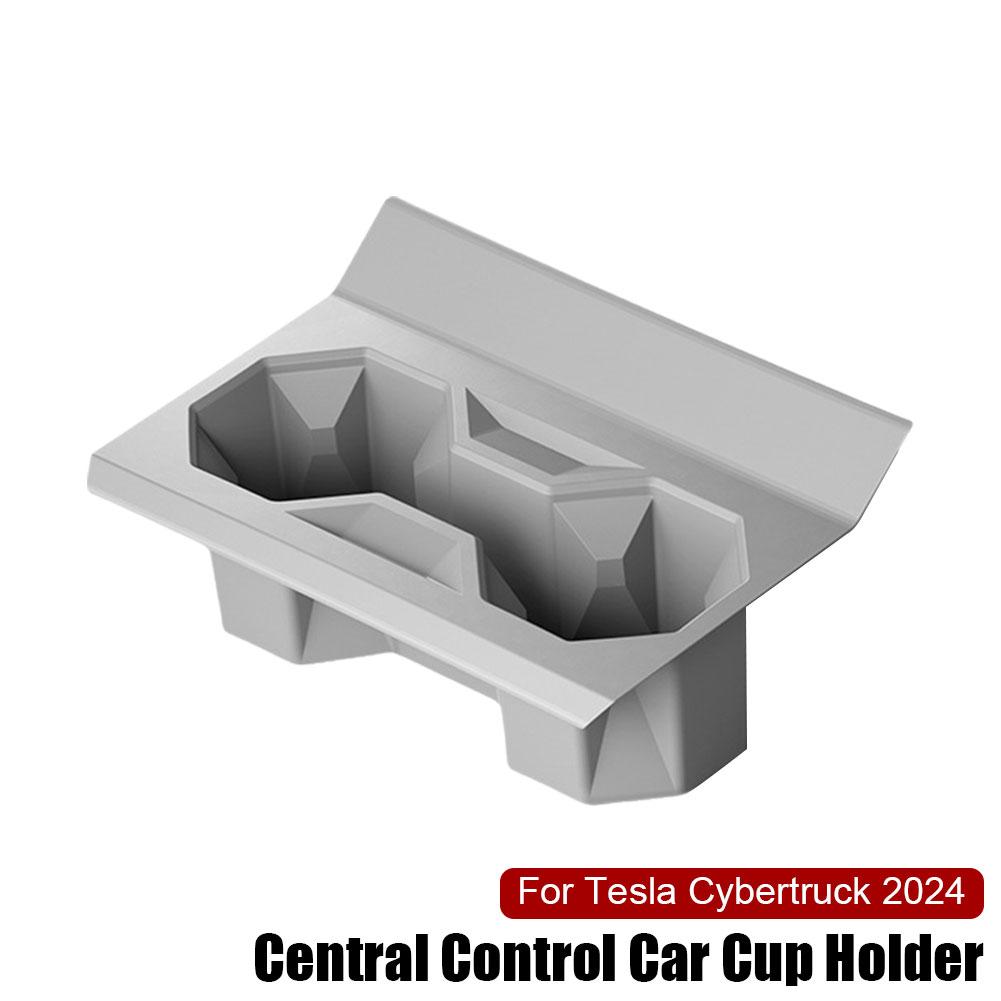 

Центральный пульт управления держатель для стакана воды для Tesla Cybertruck 2024 силиконовый ограничитель для стакана воды держатель для напитков пикап автомобильные аксессуары