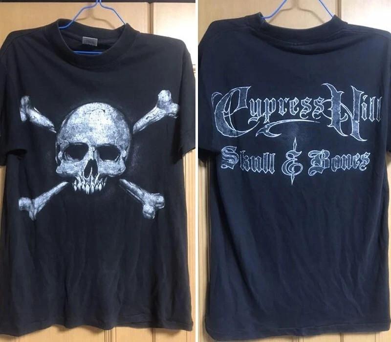 Cypress Hill band 2 sided Skull  Bone Black T shirt AN53326 Unisex T-Shirt L