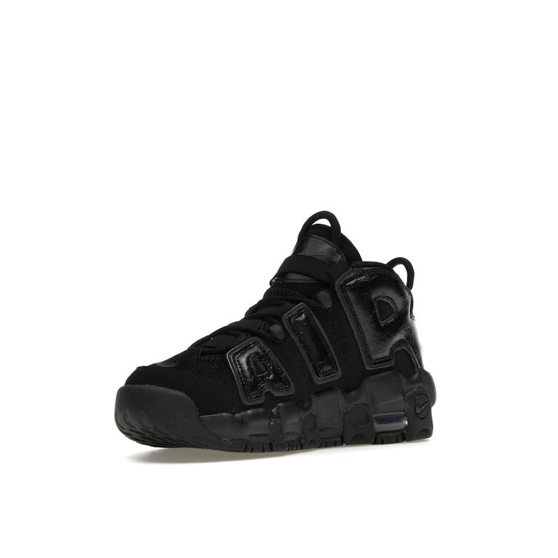 Nike Air More Uptempo GS svart antrasitt joggesko for barn FV2264-001