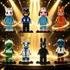 MOC Bricks Animal Hospital Series Cats Dogs Ducks Nurse Wounded Doctor Figures Model Assembled Building Blocks Toys Plastic Doll