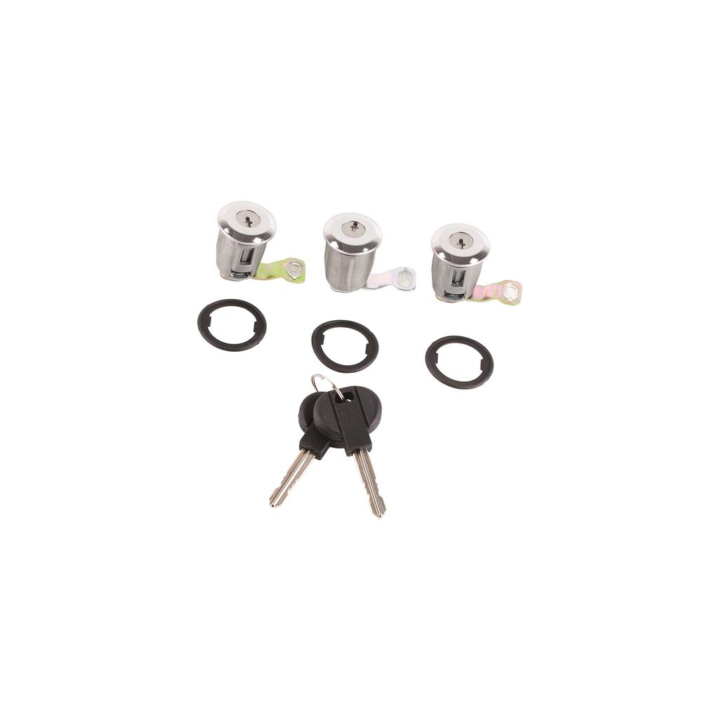 252522 Car Door Lock Barrel Set with Keys for Peugeot Partner Citroen Berlingo Xsara(#1)
