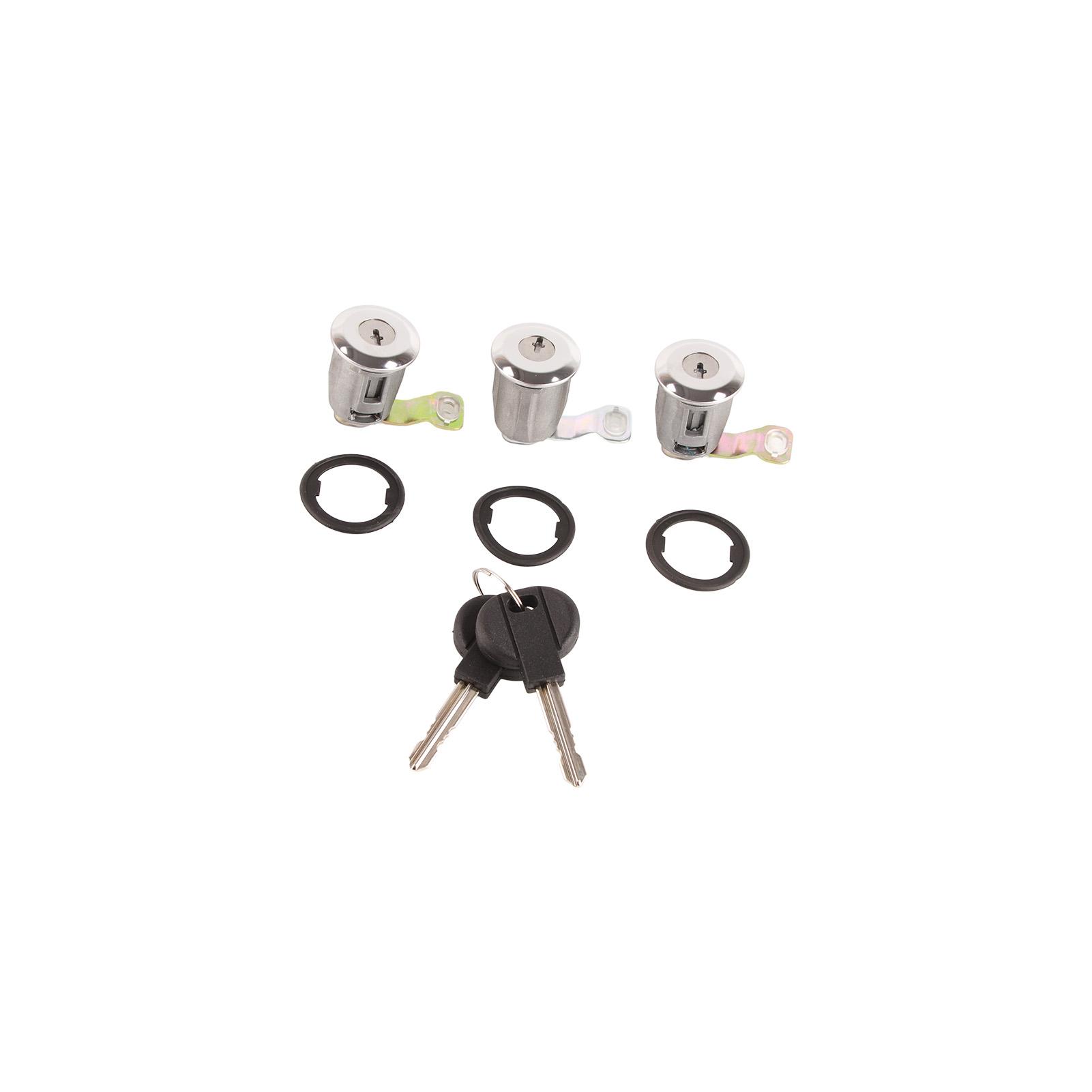 

252522 Car Door Lock Barrel Set with Keys for Peugeot Partner Citroen Berlingo Xsara(#1) белый
