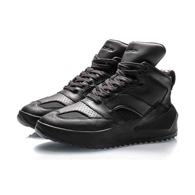 New LiNing CF Gold Age 2000 Cushioning Rebound High Top Casual Shoes Women's Black AGCQ194-2