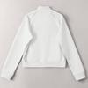 Women's Stand Up Collar Zipper Sports Casual Short Jacket Long Sleeved Cardigan Jacket