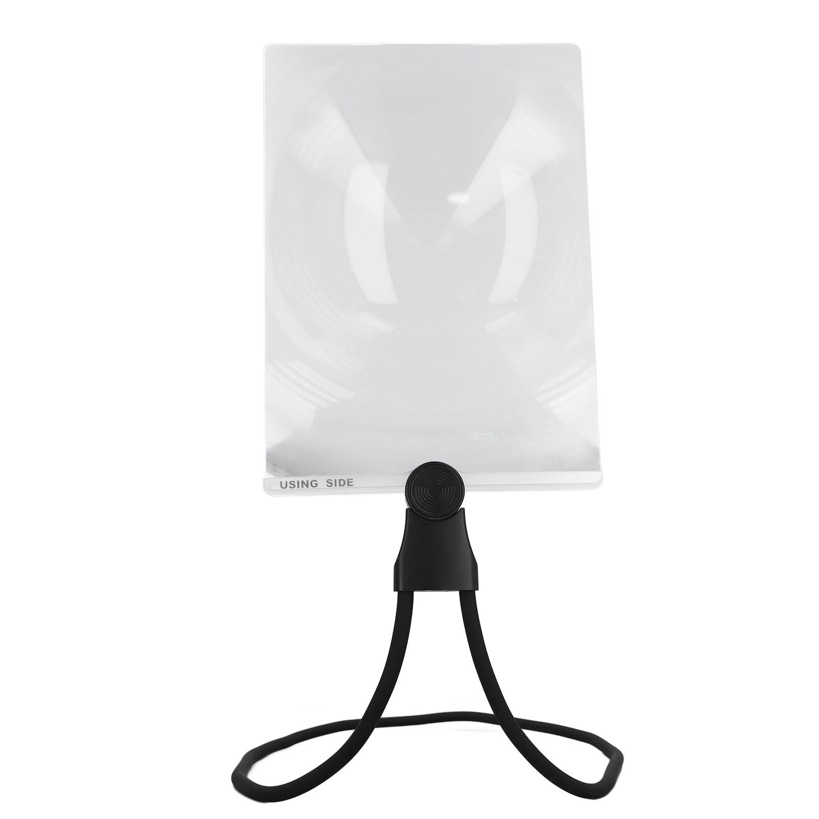 

Нашийний лупа 3-кратне збільшення ручна настільна на шиї збільшувальне скло гусяча шия висока чорний